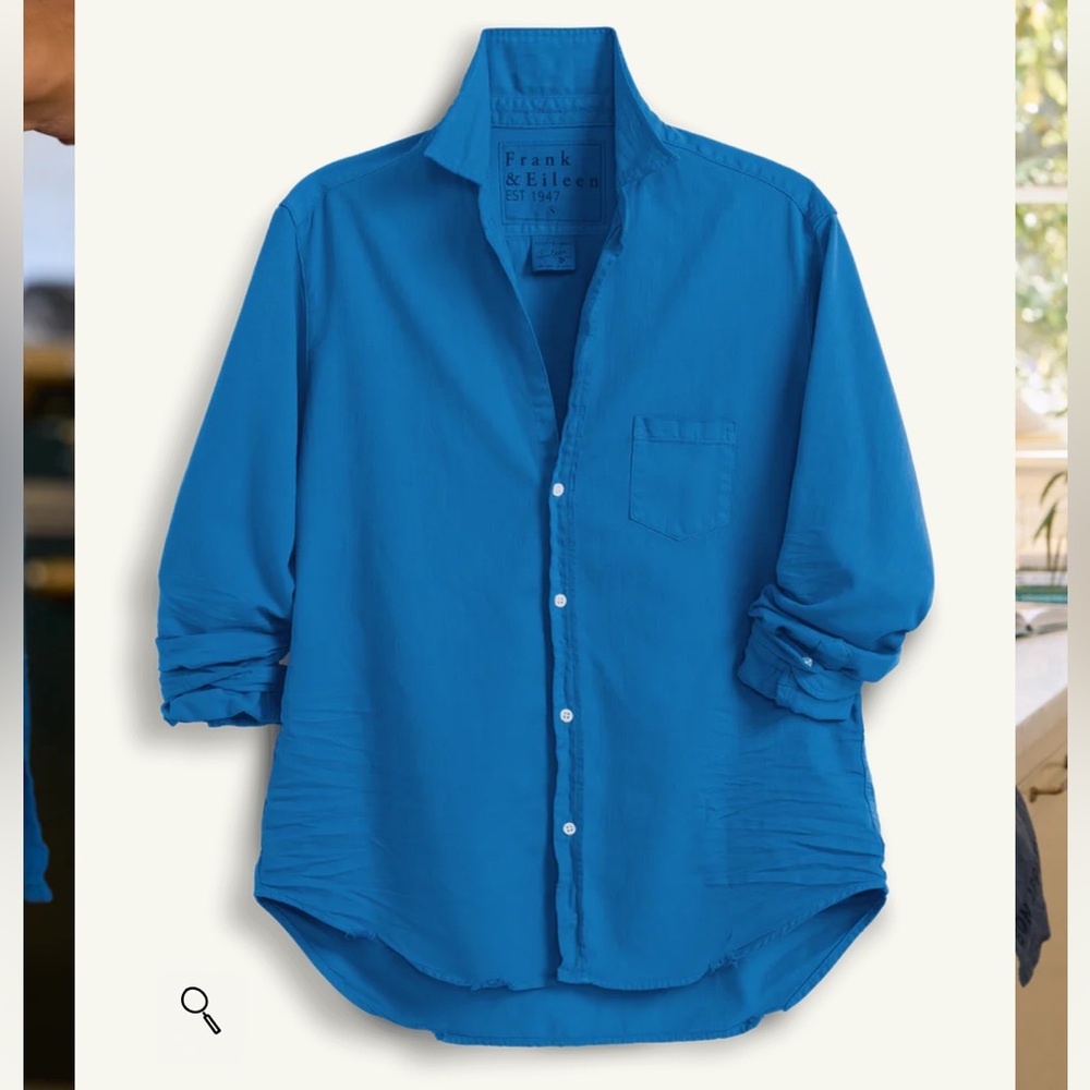 NWT Frank & Eileen EILEEN Relaxed Button-Up Shirt sz S